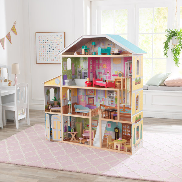 KidKraft Majestic Mansion Wooden Dollhouse with 34 Accessories