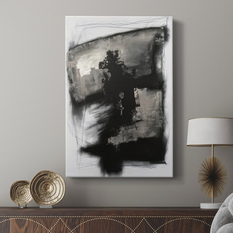 Shadow Resistance IV -Custom Wrapped Gallery Cavas, 18" H x 12" W