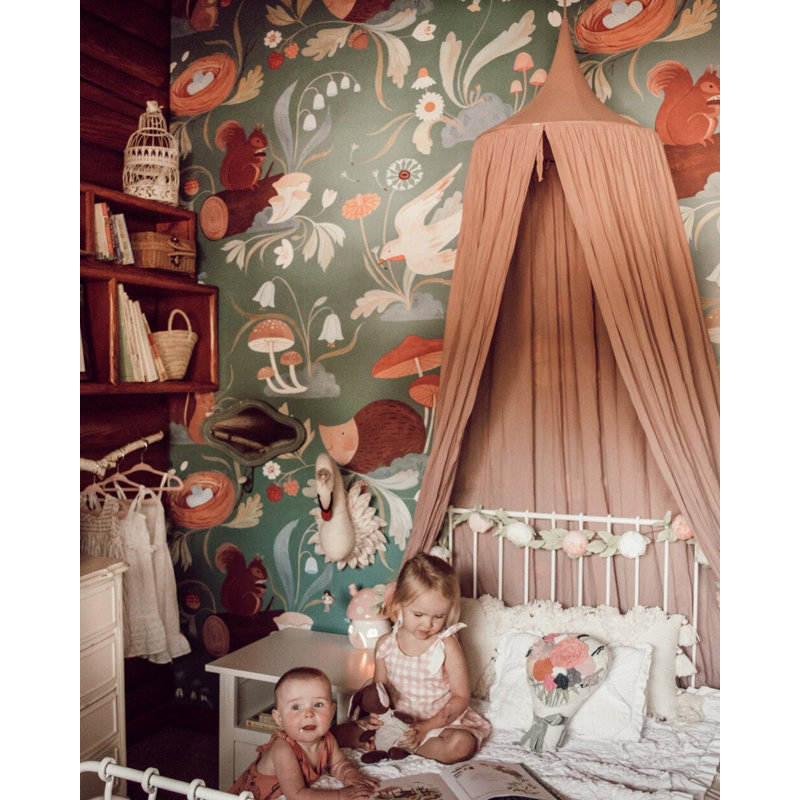 Wallpaper by Kelsey Garrity Riley, Non-Pasted, Green/Brown