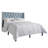 Eymi Velvet Upholstered Bed with 2 Nightstands-1631425414-1631425468
