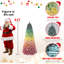 Arbre de Noël en PVC floqué 6 pi 6 pi-429980084