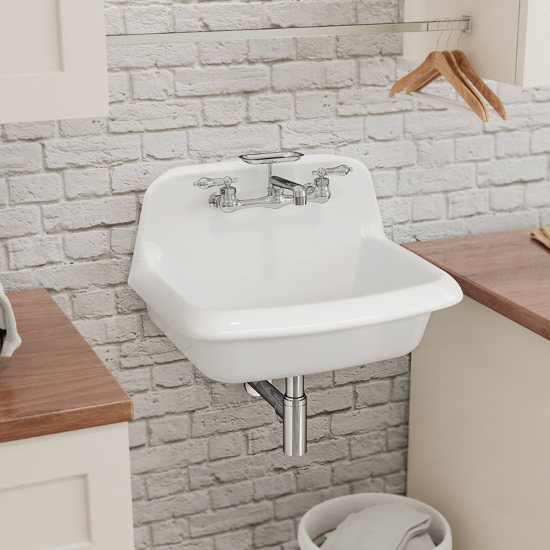 Évier utilitaire 24 po x 19 po Sapphire, blanc