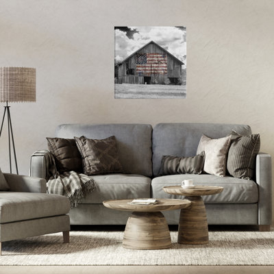 Toile de grange rustique patriotique, design par Sophie 6