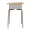 Goddard Height-Adjustable Open Front Student Desk with Metal Book Box-86584734