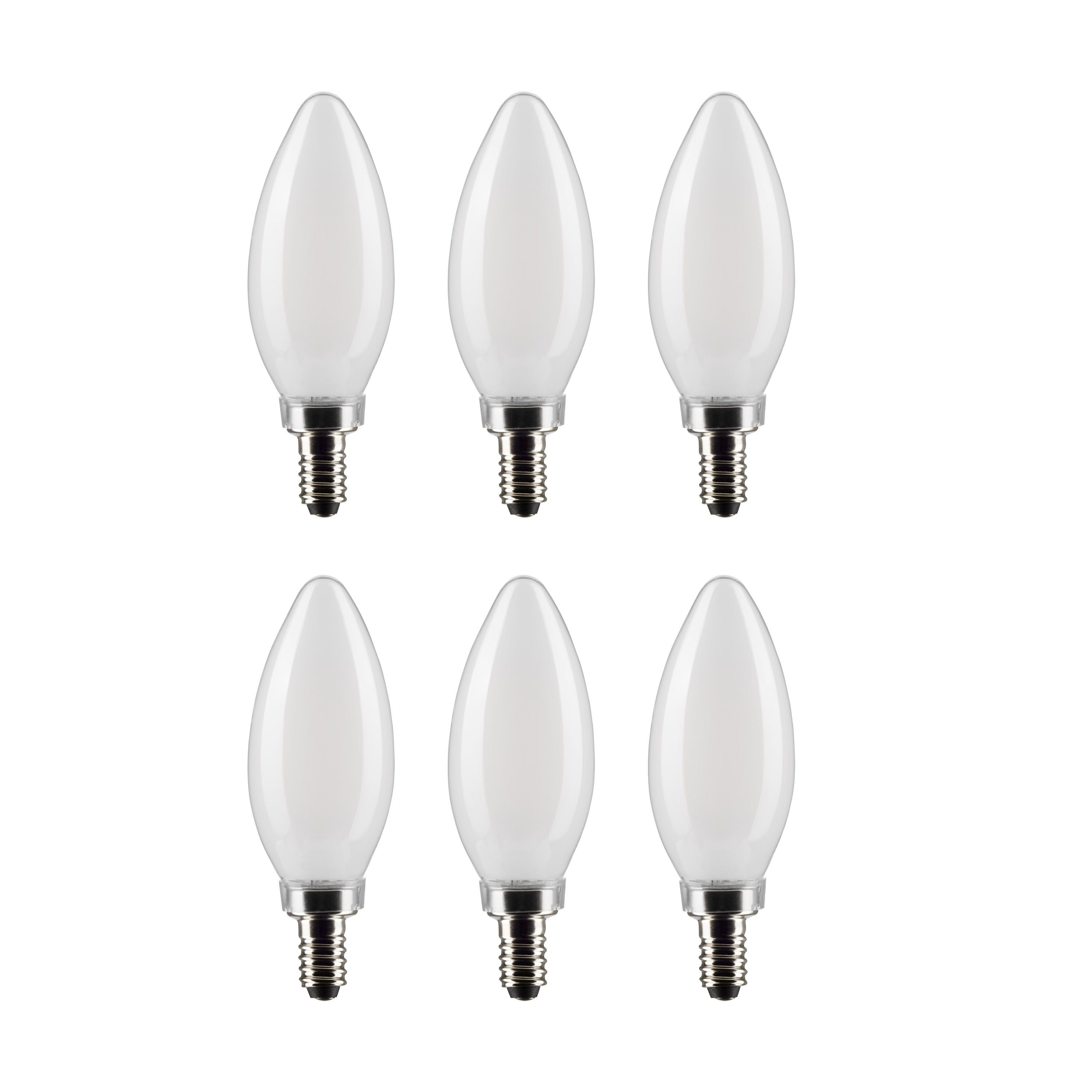 Satco 60 Watt Equivalent B11 E12/Candelabra Dimmable LED Bulb | Wayfair