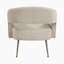 Fauteuil d'appoint 27,5 po Candide Modern Glam-1690656006
