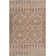 Tapis brun clair et blanc Morton
