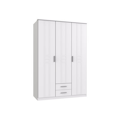 Aliye 3 Door Manufactured Wood Wardrobe