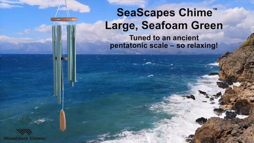 Woodstock Chimes Seascape Chime - Medium Seafoam Green