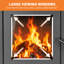 Rectangle Wood Burning Outdoor Fireplace