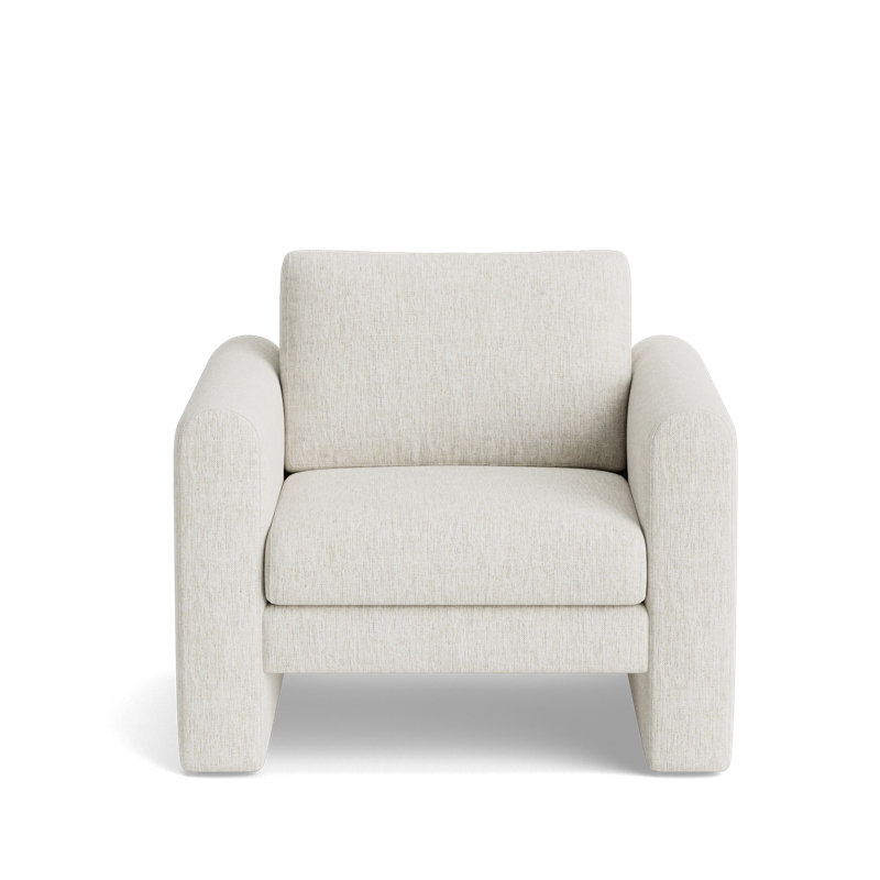 Knox Accent Chair, Performance Weave - Snow