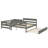 Wood Twin Over Full Bunk Bed With Twin Size Trundle-1464271146