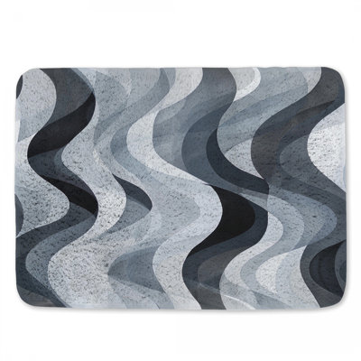 Tapis abstrait pour salle de bain