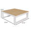 Aluminum Patio Coffee Table-504225510