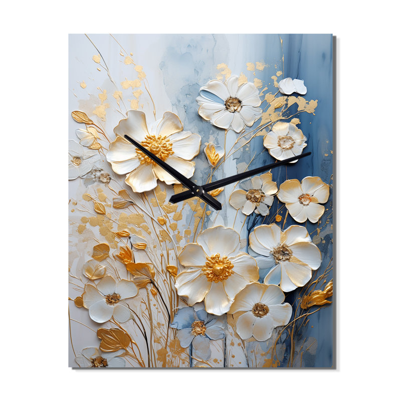 Ifedayo - Horloge murale fleurs sauvages, Petit