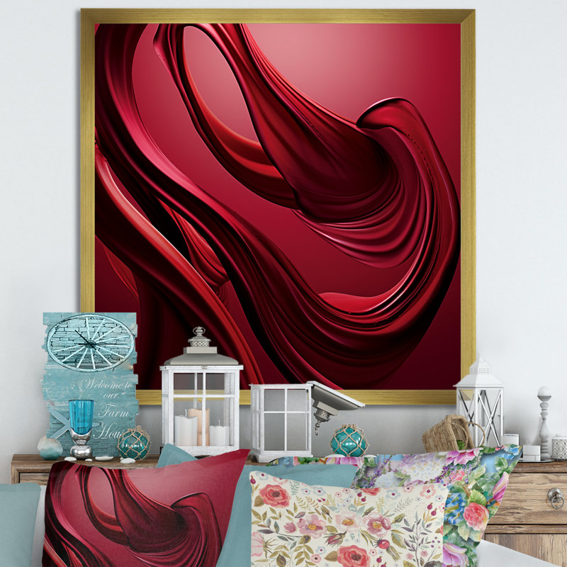 Vins Verve - vin, impressions d'art mural, Cadre doré simple, H 30 po x l 30 po x P 1 po
