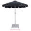 Parasols de patio en tissu avec passepoil Amalfi-460220233-460220238