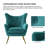 Avianna 29.25" Wide Tufted Velvet Wingback Chair-1947948697