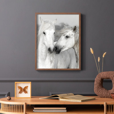 Affection I, reproduction encadrée - bois massif