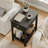 23.6'' Tall End Table With Drawer And Open Storage Shelf, Narrow Side Table With Drawer And Shelf For Small Space-1889036800-1887918156