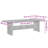 Garden Dining Set Black-2080072385