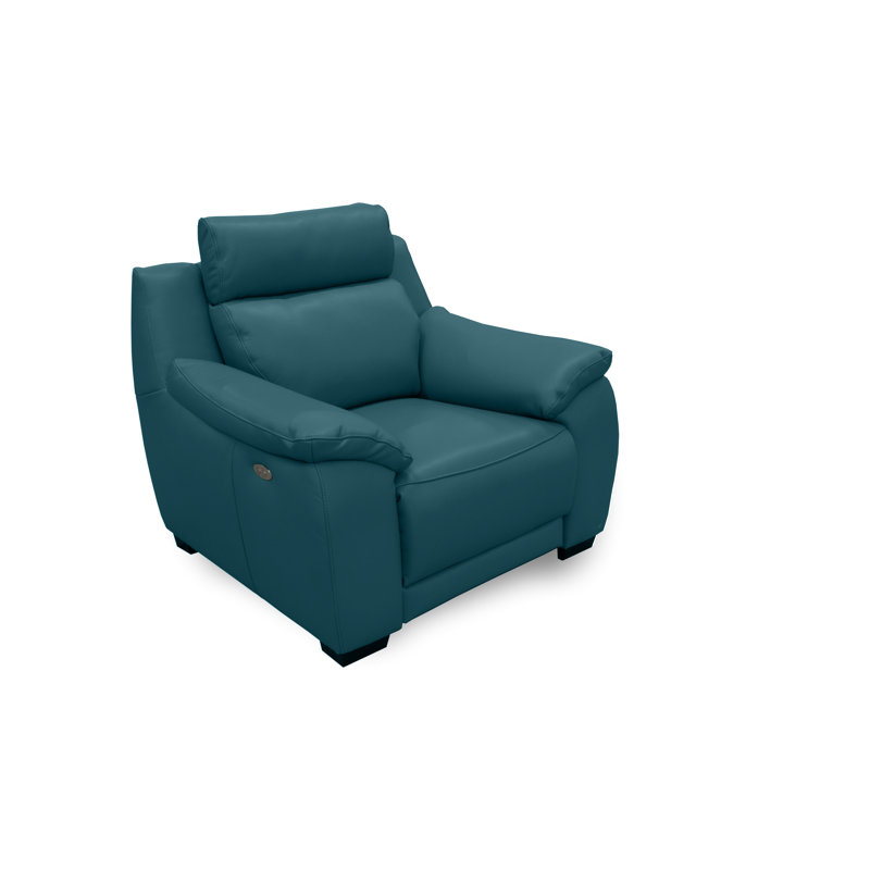 Liekele Upholstered Armchair, Turquoise