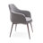 Teegan 19'' H Upholstered Metal Armchair-438107531-490950966