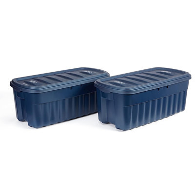 Rubbermaid Roughneck Storage Totes with Lids