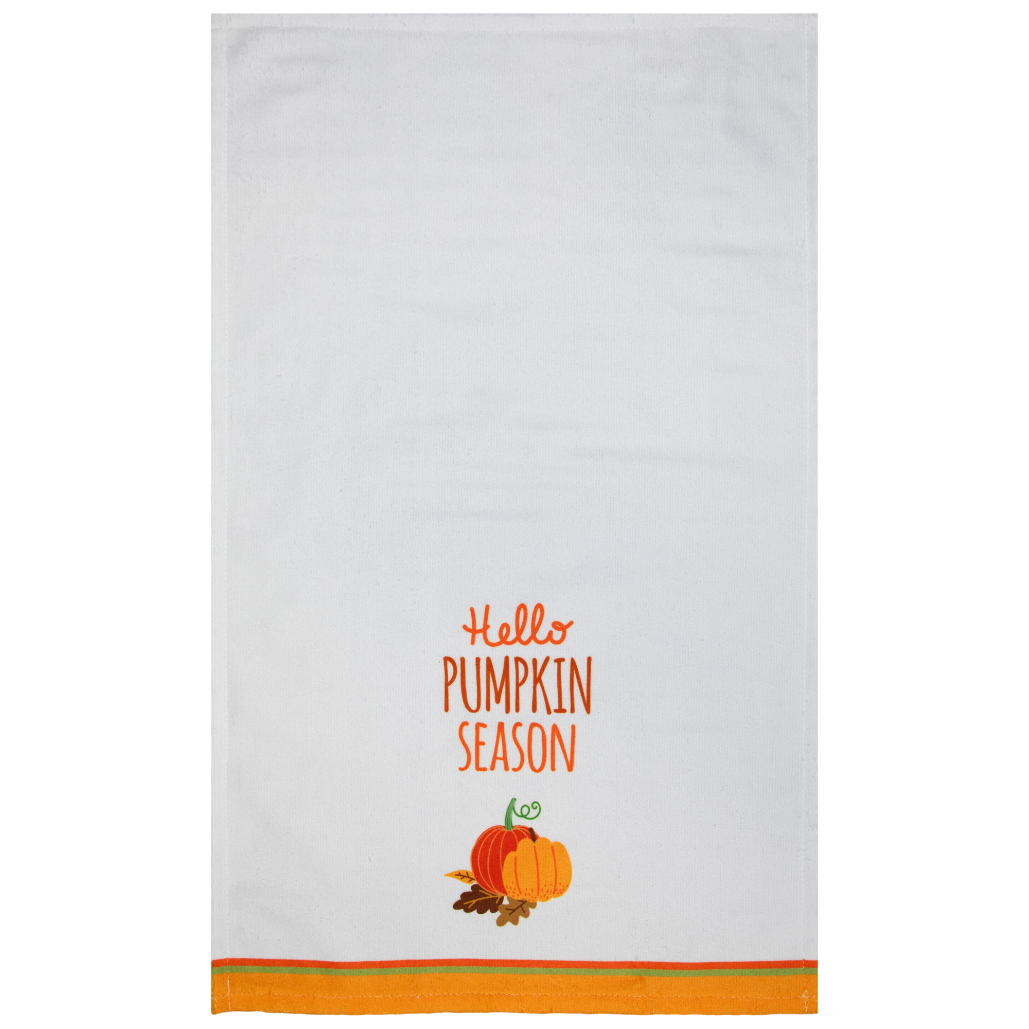 Northlight Seasonal Hello Pumpkin Season And Plaid Fall Harvest Kitchen ...