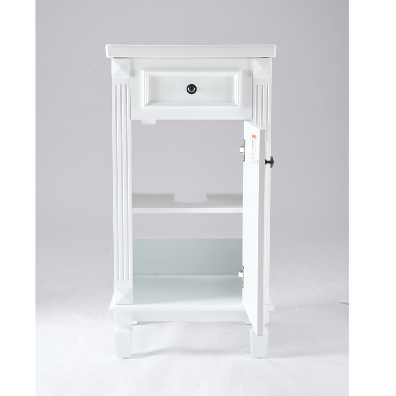18'' Single Bathroom Vanity with Ceramic Top