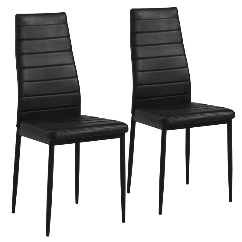 Parsons Faux Leather Upholstered Side Chair