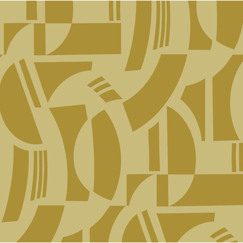 Papier peint Carter, Jaune
