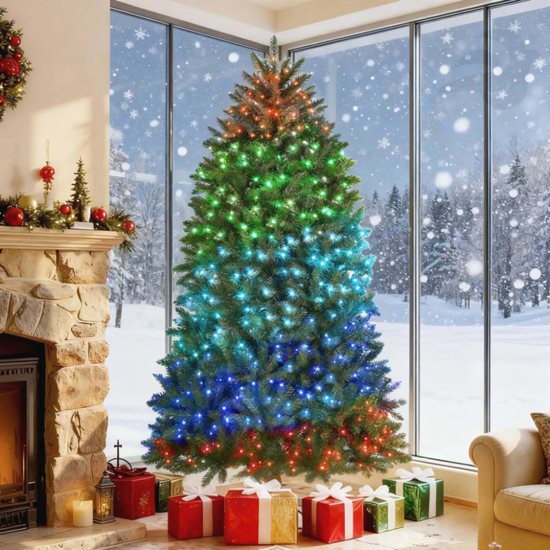 Arbre de Noël artificiel illuminé 6 pi, 6' H