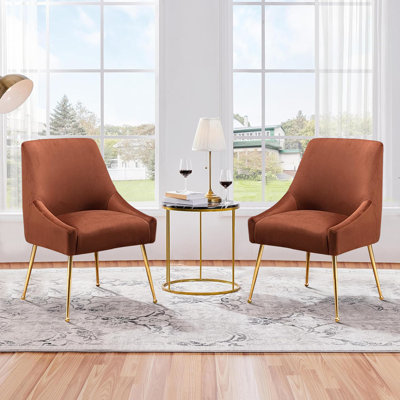  Chaise d'appoint rembourrée Krafick