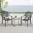 Erman Metal Outdoor Stacking Dining Armchair