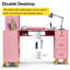 Table de manucure en L avec tiroirs et tablettes Avriel-112577112