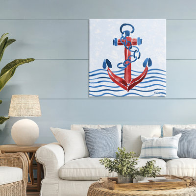 Toile d'ancre nautique brossée, design par Paul Brent