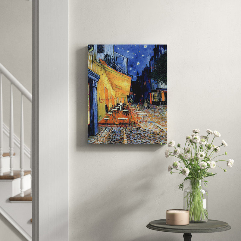 " The Café Terrace " by Vincent Van Gogh, 16" H x 20" W