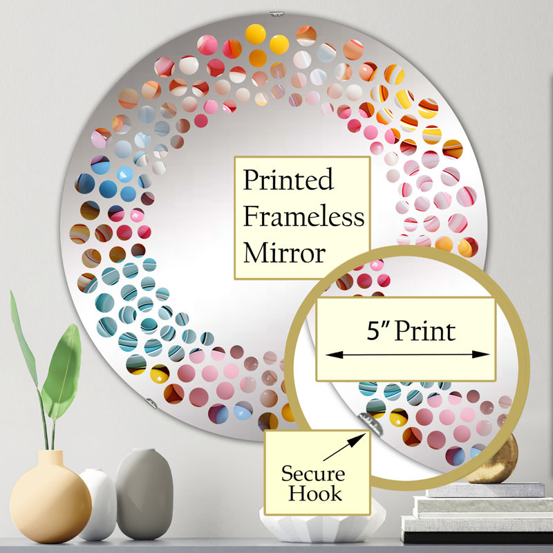 Alivea Circle Mirror, 23.6" x 23.6"