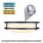 16 Inch 23 Watt LED Indoor Flush Mount Ceiling Fixture with Colour Temperature Selection, Matte Black Finish, Frosted Acrylic Shade-109763900-109763898