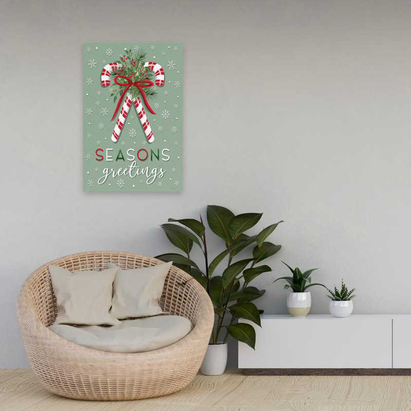 Season Greetings Candy Canes II, H 16 po x l 24 po