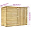 Garden Shed House 232x110x170 cm Impregnated Pinewood