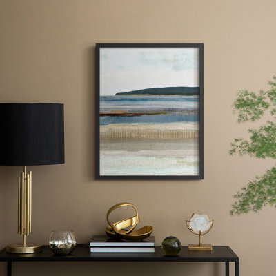 Saltwater Bay II Framed Print - Solid Wood
