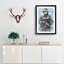 Smiley Policeman by Banksy - Picture Frame Painting Print on MDF-55725906-55725905