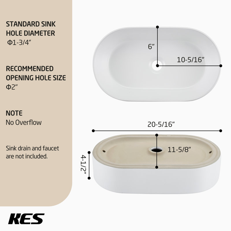 Lavabo pour salle de bain KES