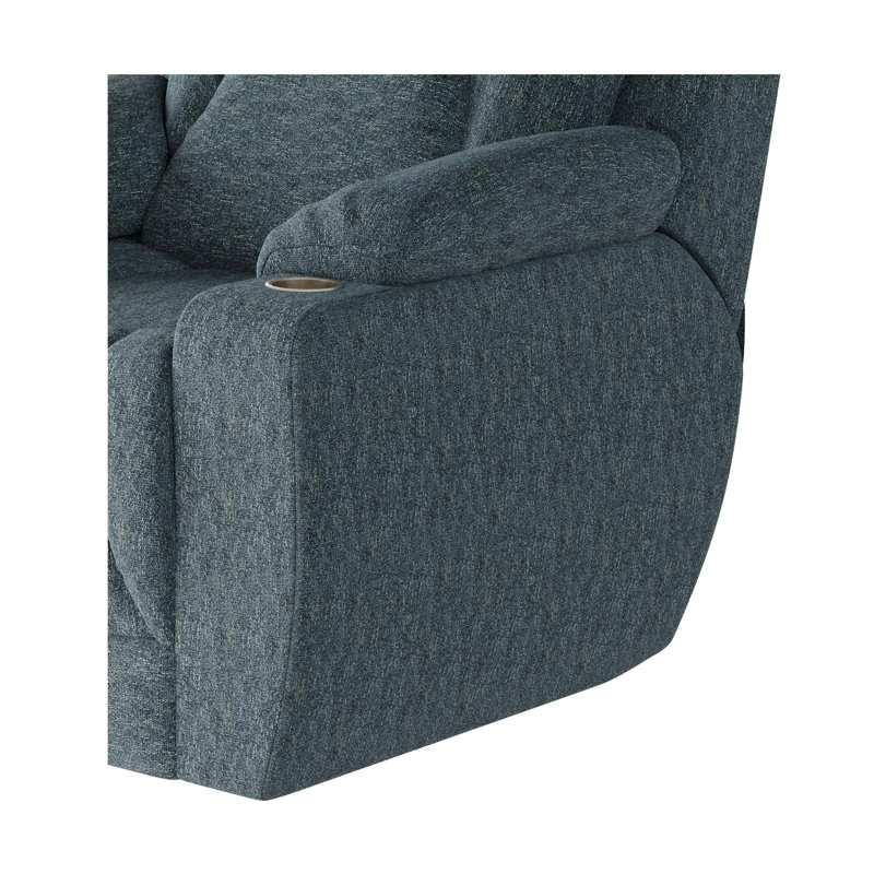 Fauteuil inclinable près du mur pour homme, Cobalt; cobalt, Chenille