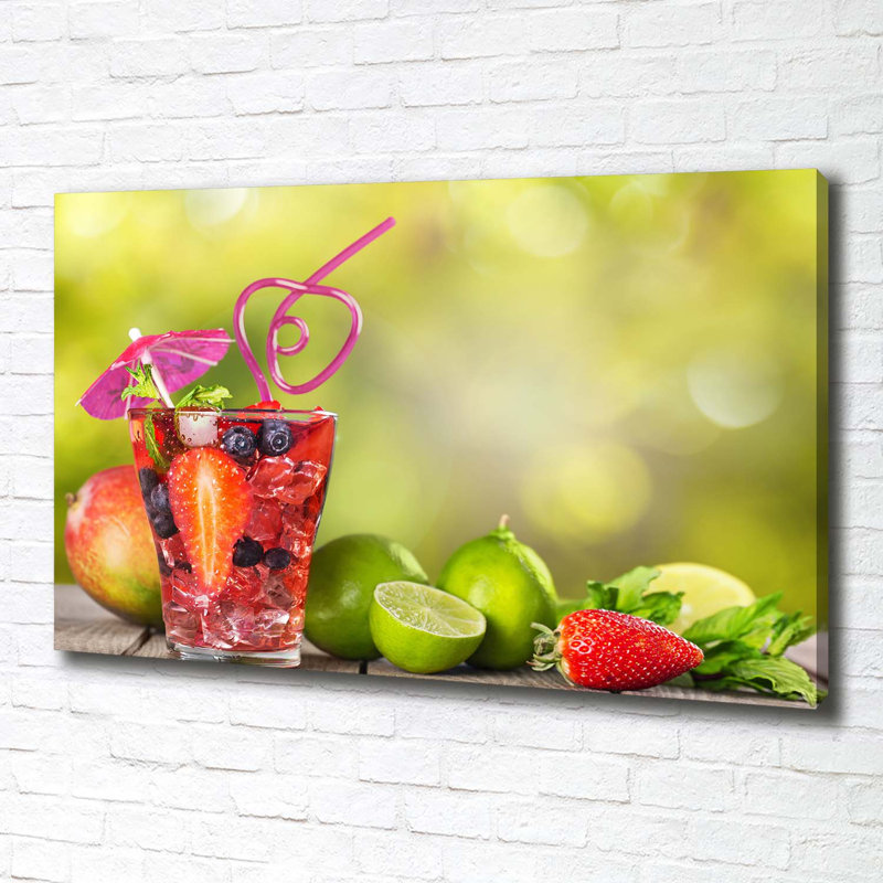 Fruit Cocktail - No Frame Print on Canvas