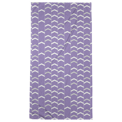 Serviette de plage lineed chevrons Stephenie
