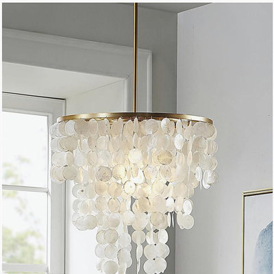Lustre à perles superposées