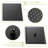 10" Square Shower System With Waterfall Spout - Oil Rubber Bronze 3 Function Shower, Rainfall & Handheld Valve For Comfort And Cleanliness Simple Installation Hygiene Assurance Protocol Procedure Tub-127368580